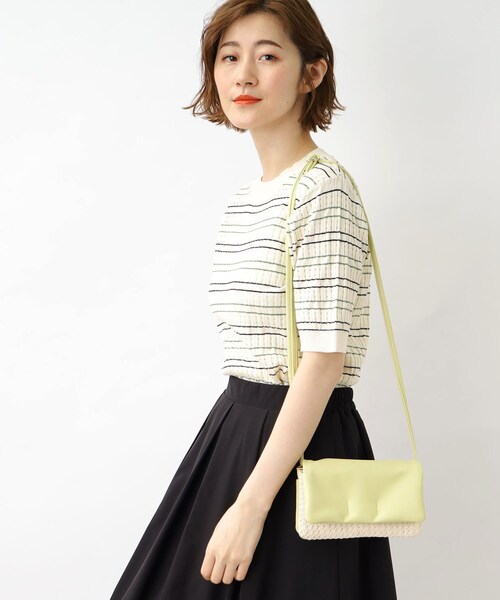 grove（グローブ）の「◆ウォレットミニショルダー（ショルダーバッグ・レディース・シルバー/グリーン系その他5/ライトグレー系3/アイボリー系3/ライトイエロー系4/ブラック・00）」の5枚目の写真