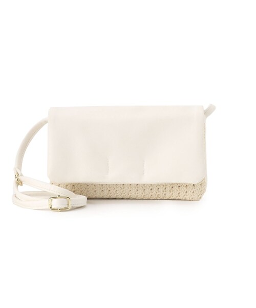 grove（グローブ）の「◆ウォレットミニショルダー（ショルダーバッグ・レディース・シルバー/グリーン系その他5/ライトグレー系3/アイボリー系3/ライトイエロー系4/ブラック・00）」の7枚目の写真