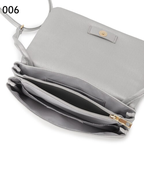 grove（グローブ）の「◆ウォレットミニショルダー（ショルダーバッグ・レディース・シルバー/グリーン系その他5/ライトグレー系3/アイボリー系3/ライトイエロー系4/ブラック・00）」の13枚目の写真