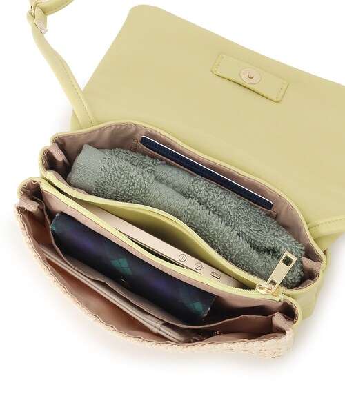 grove（グローブ）の「◆ウォレットミニショルダー（ショルダーバッグ・レディース・シルバー/グリーン系その他5/ライトグレー系3/アイボリー系3/ライトイエロー系4/ブラック・00）」の18枚目の写真