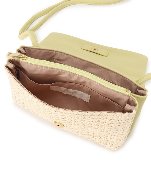 grove（グローブ）の「◆ウォレットミニショルダー（ショルダーバッグ・レディース・シルバー/グリーン系その他5/ライトグレー系3/アイボリー系3/ライトイエロー系4/ブラック・00）」の14枚目の写真