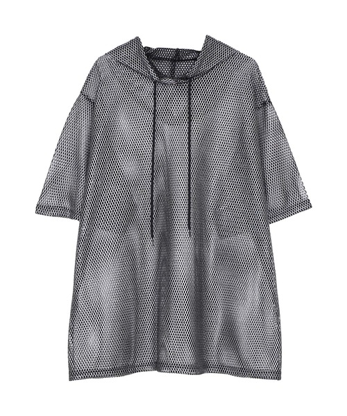 Figments(フィグメンツ)の「メタリックメッシュトップ(Tシャツ/カットソー・レディース・ホワイト/ブラック・SMALL/MEDIUM)」の21枚目の写真