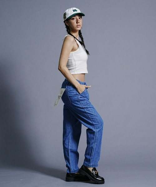 RVCA（ルーカ）の「RVCA/ルーカ/SLIDE TANK/ワンポイント/タンクトップ BD043-301（タンクトップ・レディース・ブラック/ブラウン/ホワイト・M/S）」の7枚目の写真