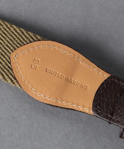 UNITED ARROWS(ユナイテッドアローズ)の「リボンベルト(ベルト・メンズ・オリーブ/ブラウン/オレンジ/ケリー/コバルトブルー/ネイビー・90cm/95cm/85cm/80cm)」の10枚目の写真