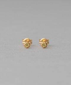 ete エテ　ポストk18 ピアス　フラワー　デイジー　ゴールド　ストーン付 ete エテ ポストk18 ピアス フラワー デイジー ゴールド ストーン付