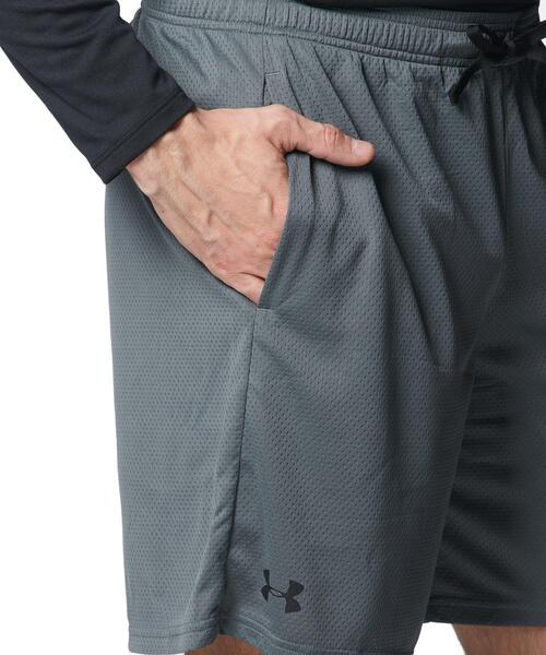 UNDER ARMOUR(アンダーアーマー)の「UAテック メッシュショーツ(トレーニング/メンズ)(その他パンツ・メンズ・グレー・S/L/XL/XXL/M/3XL)」の4枚目の写真