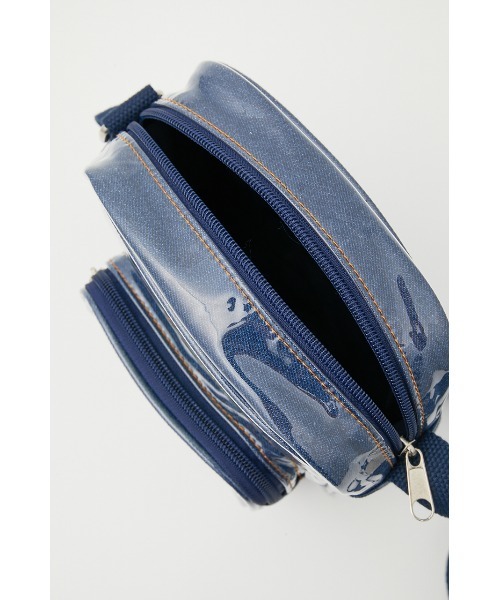RODEO CROWNS WIDE BOWL(ロデオクラウンズワイドボウル)の「ビニールDENIM ポシェット(ショルダーバッグ・レディース・ブルー/ライトブルー・FREE)」の10枚目の写真