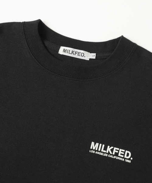 MILKFED.（ミルクフェド）の「STENCIL L/S TEE（Tシャツ/カットソー・レディース・ピンク/ブラック/ライトブルー/ホワイト・M/L）」の7枚目の写真