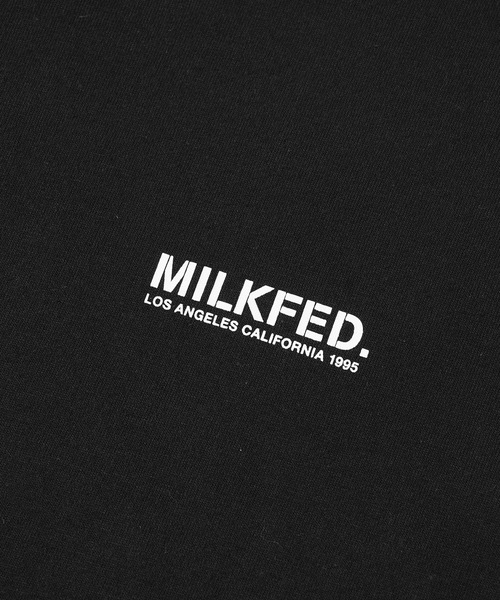 MILKFED.（ミルクフェド）の「STENCIL L/S TEE（Tシャツ/カットソー・レディース・ピンク/ブラック/ライトブルー/ホワイト・M/L）」の8枚目の写真