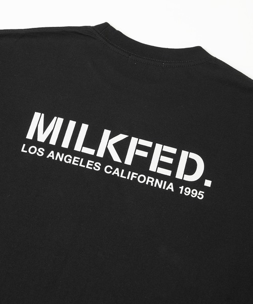 MILKFED.（ミルクフェド）の「STENCIL L/S TEE（Tシャツ/カットソー・レディース・ピンク/ブラック/ライトブルー/ホワイト・M/L）」の11枚目の写真