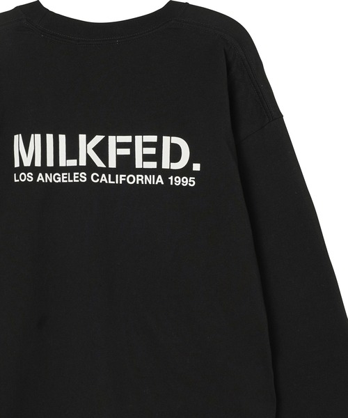 MILKFED.（ミルクフェド）の「STENCIL L/S TEE（Tシャツ/カットソー・レディース・ピンク/ブラック/ライトブルー/ホワイト・M/L）」の16枚目の写真
