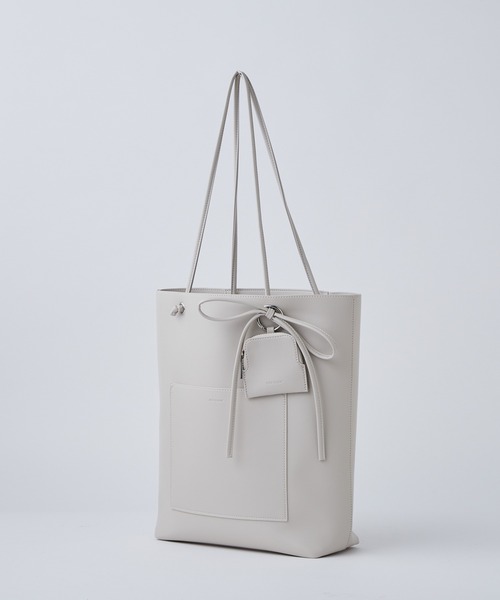 ZOZO限定商品】ミニポーチ付きフェイクレザートートバック（トート