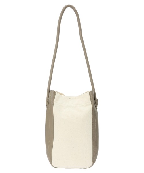Green Parks(グリーンパークス)の「・QUON 軽量キャンバスワンショルダーバッグ(ショルダーバッグ・レディース・ブラック/グリーン/アイボリー/グレイッシュベージュ・FREE)」の3枚目の写真