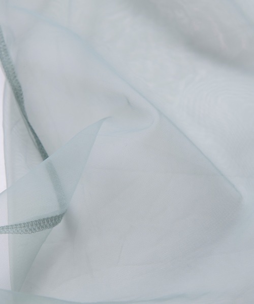 COMMRE（コムル）の「【COMMRE】チュールカーディガン（カーディガン/ボレロ・レディース・ダークグレー/オレンジ/ライトグリーン・FREE）」の6枚目の写真