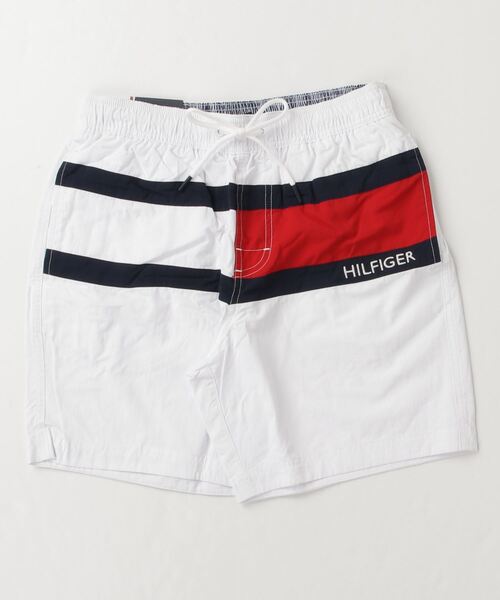 TOMMY HILFIGER(トミーヒルフィガー)の「フラッグスイムパンツ(水着・メンズ・ネイビー系2/レッド/ホワイト/ネイビー・LARGE/MEDIUM/SMALL/X-SMALL)」の2枚目の写真