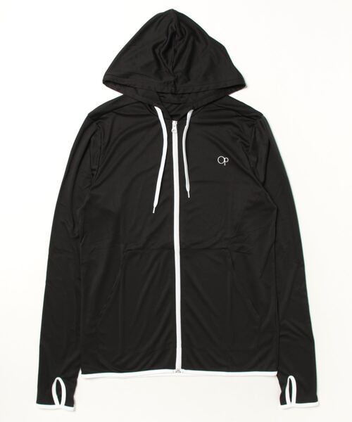 Ocean Pacific（オーシャンパシフィック）の「【OP:オーピー】UVパーカー ラッシュパーカー　ユニセックス（ラッシュガード・メンズ・ホワイト/ブラック・LARGE/MEDIUM/X-LARGE）」の18枚目の写真