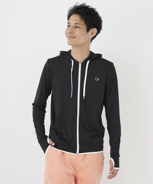 Ocean Pacific（オーシャンパシフィック）の「【OP:オーピー】UVパーカー ラッシュパーカー　ユニセックス（ラッシュガード・メンズ・ホワイト/ブラック・LARGE/MEDIUM/X-LARGE）」の17枚目の写真