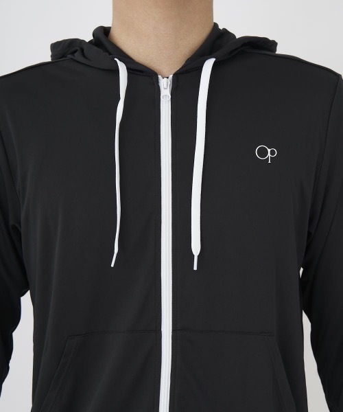 Ocean Pacific（オーシャンパシフィック）の「【OP:オーピー】UVパーカー ラッシュパーカー　ユニセックス（ラッシュガード・メンズ・ホワイト/ブラック・LARGE/MEDIUM/X-LARGE）」の20枚目の写真
