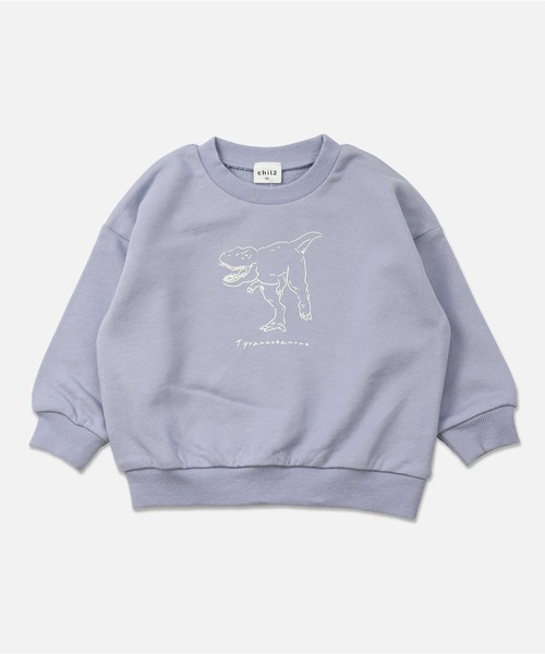 chil2（チルツー）の「コットン100％ プリントトレーナー（スウェット・キッズ・P/A/N/F/O/L/D/B/H/I/J/E/M/G/C/K・100cm/110cm/120cm/130cm/140cm/90cm/80ｃｍ）」の4枚目の写真