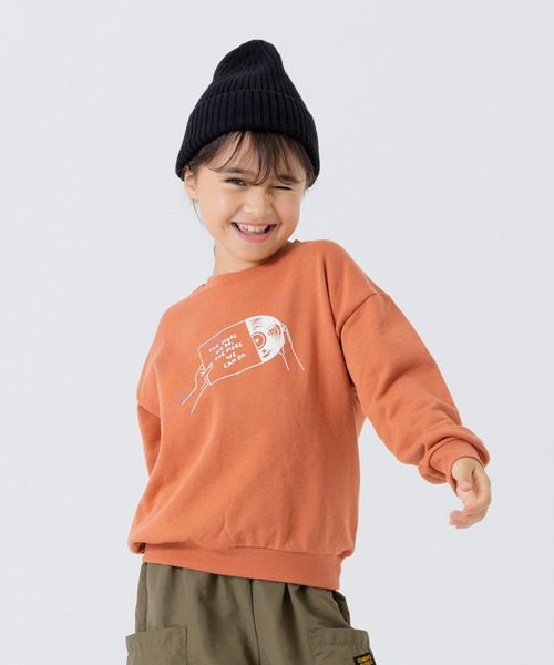 chil2（チルツー）の「コットン100％ プリントトレーナー（スウェット・キッズ・P/A/N/F/O/L/D/B/H/I/J/E/M/G/C/K・100cm/110cm/120cm/130cm/140cm/90cm/80ｃｍ）」の6枚目の写真