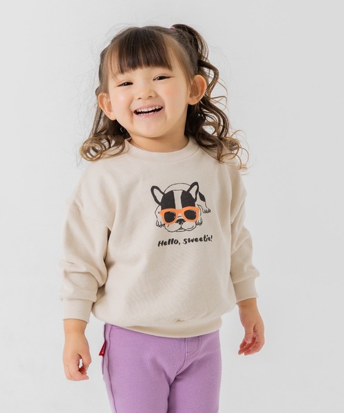 chil2（チルツー）の「コットン100％ プリントトレーナー（スウェット・キッズ・P/A/N/F/O/L/D/B/H/I/J/E/M/G/C/K・100cm/110cm/120cm/130cm/140cm/90cm/80ｃｍ）」の11枚目の写真