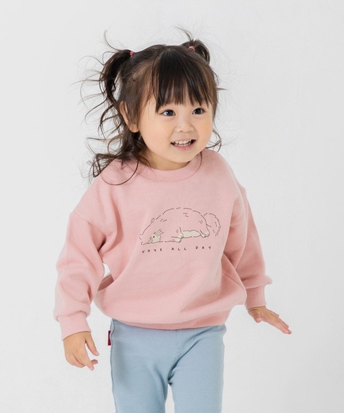 chil2（チルツー）の「コットン100％ プリントトレーナー（スウェット・キッズ・P/A/N/F/O/L/D/B/H/I/J/E/M/G/C/K・100cm/110cm/120cm/130cm/140cm/90cm/80ｃｍ）」の16枚目の写真