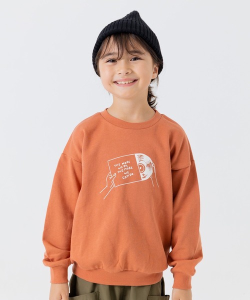 chil2（チルツー）の「コットン100％ プリントトレーナー（スウェット・キッズ・P/A/N/F/O/L/D/B/H/I/J/E/M/G/C/K・100cm/110cm/120cm/130cm/140cm/90cm/80ｃｍ）」の21枚目の写真