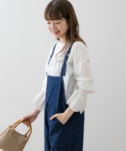 URBAN RESEARCH Sonny Label(アーバンリサーチサニーレーベル)の「デニムワークオーバーオール(サロペット/オーバーオール・レディース・インディゴブルー/ブルー・FREE)」の16枚目の写真