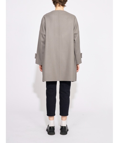 MACKINTOSH　NEW HUMBI ノーカラー　ウールコート　グレー Mackintosh（マッキントッシュ）の「NEW HUMBIE NO COLLAR MB（ノー