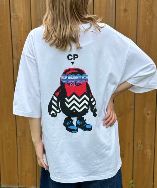 CIAOPANIC(チャオパニック)の「【ZOZO限定】【BNCP】モンスタープリントTシャツ2(Tシャツ/カットソー・メンズ・ブラック系その他3/ブラック系その他2/ブラック×レッド/ホワイト×レッド/ホワイト×パープル/ブラック×パープル/ホワイト系その他3/ホワイト×グリーン/ブラック×グリーン/ホワイト系その他2/ブラック系その他/ホワイト系その他・M/XL/S/L)」の4枚目の写真