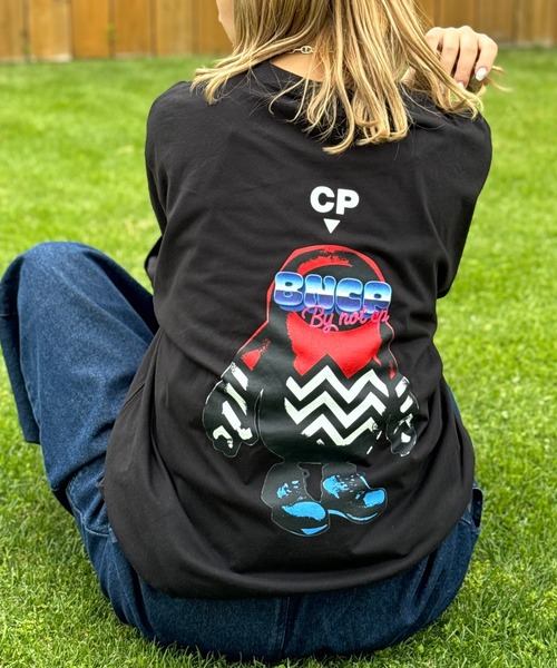 CIAOPANIC(チャオパニック)の「【ZOZO限定】【BNCP】モンスタープリントTシャツ2(Tシャツ/カットソー・メンズ・ブラック系その他3/ブラック系その他2/ブラック×レッド/ホワイト×レッド/ホワイト×パープル/ブラック×パープル/ホワイト系その他3/ホワイト×グリーン/ブラック×グリーン/ホワイト系その他2/ブラック系その他/ホワイト系その他・M/XL/S/L)」の7枚目の写真