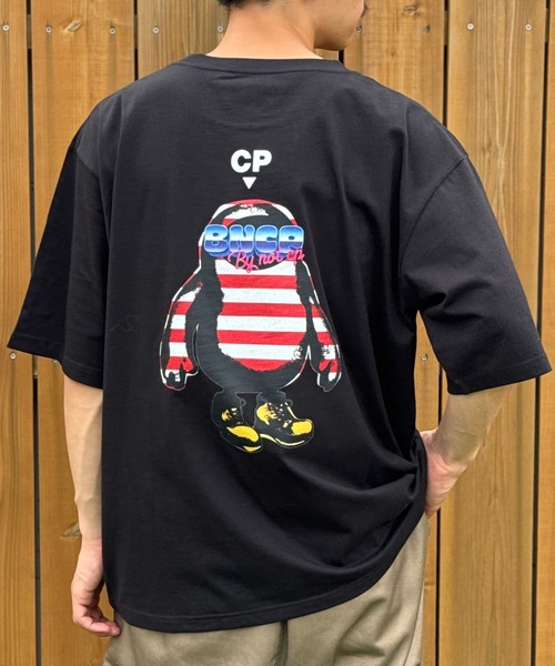 CIAOPANIC(チャオパニック)の「【ZOZO限定】【BNCP】モンスタープリントTシャツ2(Tシャツ/カットソー・メンズ・ブラック系その他3/ブラック系その他2/ブラック×レッド/ホワイト×レッド/ホワイト×パープル/ブラック×パープル/ホワイト系その他3/ホワイト×グリーン/ブラック×グリーン/ホワイト系その他2/ブラック系その他/ホワイト系その他・M/XL/S/L)」の9枚目の写真