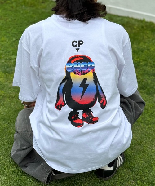 CIAOPANIC(チャオパニック)の「【ZOZO限定】【BNCP】モンスタープリントTシャツ2(Tシャツ/カットソー・メンズ・ブラック系その他3/ブラック系その他2/ブラック×レッド/ホワイト×レッド/ホワイト×パープル/ブラック×パープル/ホワイト系その他3/ホワイト×グリーン/ブラック×グリーン/ホワイト系その他2/ブラック系その他/ホワイト系その他・M/XL/S/L)」の6枚目の写真