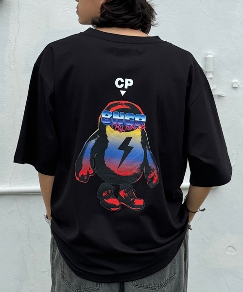 CIAOPANIC(チャオパニック)の「【ZOZO限定】【BNCP】モンスタープリントTシャツ2(Tシャツ/カットソー・メンズ・ブラック系その他3/ブラック系その他2/ブラック×レッド/ホワイト×レッド/ホワイト×パープル/ブラック×パープル/ホワイト系その他3/ホワイト×グリーン/ブラック×グリーン/ホワイト系その他2/ブラック系その他/ホワイト系その他・M/XL/S/L)」の12枚目の写真