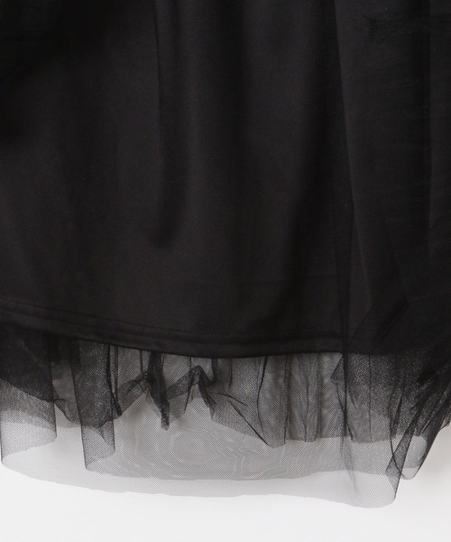 GLOBAL WORK（グローバルワーク）の「キリカエチュールスカート/974041（スカート・キッズ・ブラック/オフホワイト・140cm/150cm/100cm/160cm/120cm/130cm/110cm）」の15枚目の写真