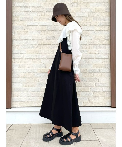 HONEYSUCKLE ROSE(ハニーサックルローズ)の「【HONEYSUCKLE ROSE】ランプシェードハット(ハット・レディース・ブラック/ブラウン・フリー)」の17枚目の写真