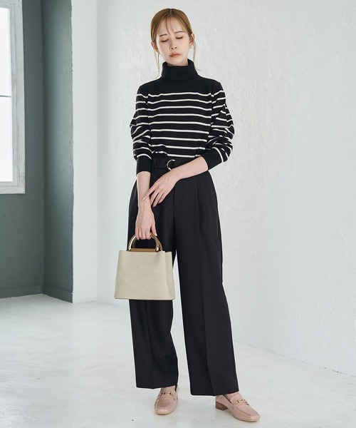 ROPE' PICNIC(ロペピクニック)の「アンチピリング/天竺タートルネックニット(ニット/セーター・レディース・ブルー系その他4/ベージュ/ブラック系その他/レッド/チャコールグレー/ブラック/ブルー系その他6/グレー系その他/ホワイト系その他5/ホワイト系その他7・38)」の15枚目の写真