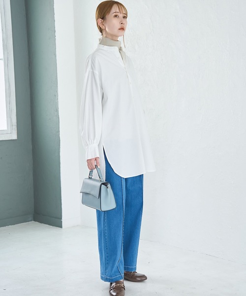 ROPE' PICNIC(ロペピクニック)の「アンチピリング/天竺タートルネックニット(ニット/セーター・レディース・ブルー系その他4/ベージュ/ブラック系その他/レッド/チャコールグレー/ブラック/ブルー系その他6/グレー系その他/ホワイト系その他5/ホワイト系その他7・38)」の19枚目の写真