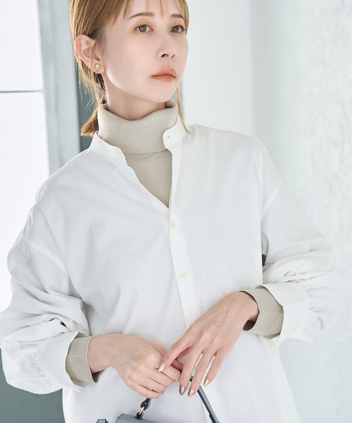 ROPE' PICNIC(ロペピクニック)の「アンチピリング/天竺タートルネックニット(ニット/セーター・レディース・ブルー系その他4/ベージュ/ブラック系その他/レッド/チャコールグレー/ブラック/ブルー系その他6/グレー系その他/ホワイト系その他5/ホワイト系その他7・38)」の20枚目の写真