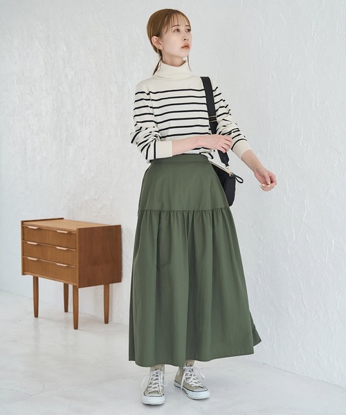 ROPE' PICNIC(ロペピクニック)の「アンチピリング/天竺タートルネックニット(ニット/セーター・レディース・ブルー系その他4/ベージュ/ブラック系その他/レッド/チャコールグレー/ブラック/ブルー系その他6/グレー系その他/ホワイト系その他5/ホワイト系その他7・38)」の21枚目の写真