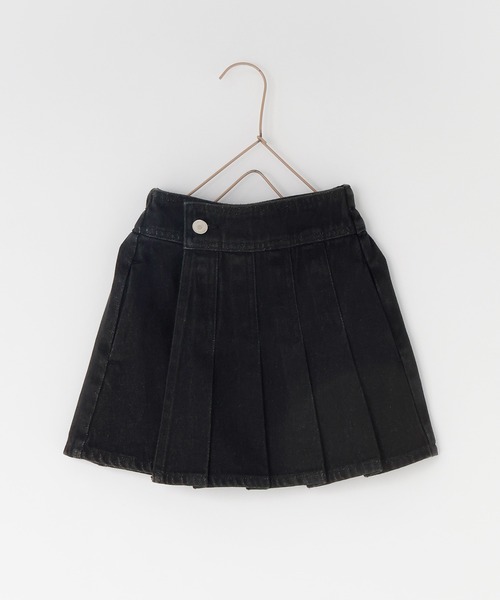 LOWRYS FARM（ローリーズファーム）の「Ｃデニムプリーツスカート  976362（スカート・キッズ・ブラック/ブルー・110cm/120cm/130cm/140cm/150cm）」の6枚目の写真