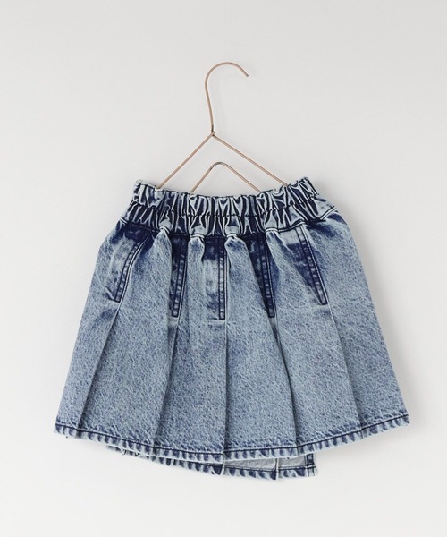 LOWRYS FARM（ローリーズファーム）の「Ｃデニムプリーツスカート  976362（スカート・キッズ・ブラック/ブルー・110cm/120cm/130cm/140cm/150cm）」の9枚目の写真