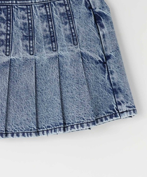 LOWRYS FARM（ローリーズファーム）の「Ｃデニムプリーツスカート  976362（スカート・キッズ・ブラック/ブルー・110cm/120cm/130cm/140cm/150cm）」の8枚目の写真