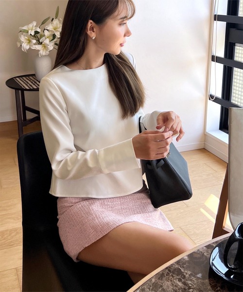 【CALNAMUR】ツイードスカートパンツ CALNAMUR スカート ツィードスカートパンツ : ZOZOTOWN Yahoo!店