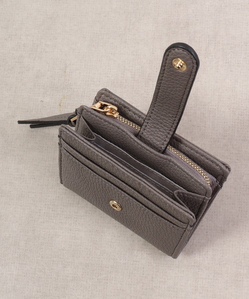 FUNALIVE（ファンアライブ）の「Pisoraro 10カラー コンパクトミニ財布（財布・レディース・ゴールド/スモークピンク/グリーン/アイボリー/レッド/ブラック/グレー/グレイッシュベージュ/シルバー/ブラウン・FREE）」の20枚目の写真