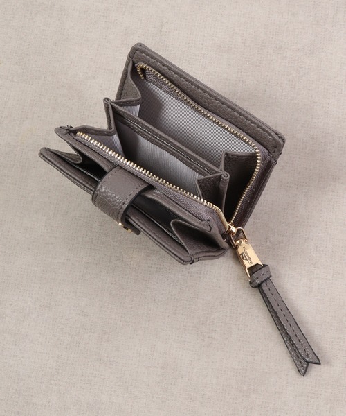 FUNALIVE（ファンアライブ）の「Pisoraro 10カラー コンパクトミニ財布（財布・レディース・ゴールド/スモークピンク/グリーン/アイボリー/レッド/ブラック/グレー/グレイッシュベージュ/シルバー/ブラウン・FREE）」の21枚目の写真