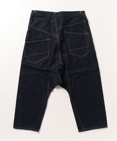 FUMITO GANRYU(フミトガンリュウ)の「FUMITO GANRYU Graffiti 5 pockets sarrouel pants(デニムパンツ・メンズ・ダークブルー・1/2)」の5枚目の写真