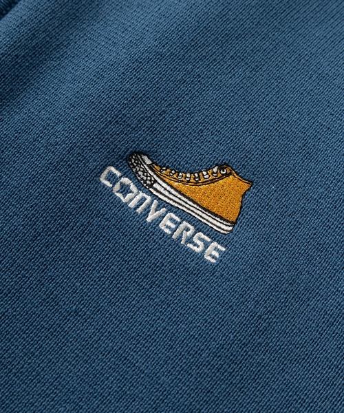 CONVERSE(コンバース)の「【CONVERSE/コンバース】 ブランドネーム&スニーカーロゴ ワンポイント刺繍デザイン ミラノリブハーフジップ長袖ニット/ ビッグシルエット(ニット/セーター・レディース・ブラック系その他/ライトグレー/グレー/アイボリー/クリーム/ブルー/ブラック/ライトブルー・XL/L/M)」の12枚目の写真