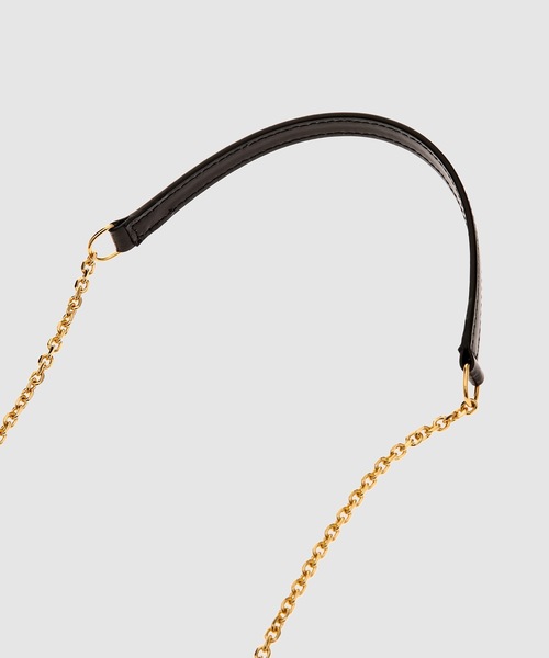 MARNI(マルニ)の「DOT PATENT CALF/ ロングウォレットポシェット(ウォレットチェーン・レディース・ブラック×ホワイト・ONE SIZE)」の3枚目の写真