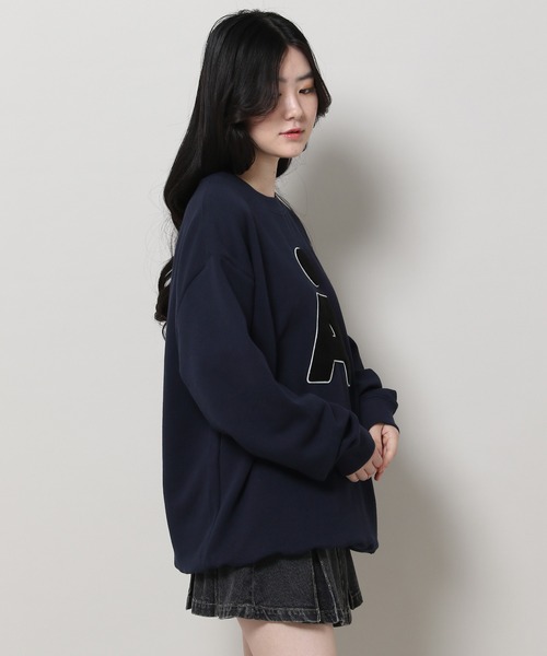 ジェラートピケ♡ロゴスウェットドレス♡ブラウン♡ 新品タグ付き aq7214-01_1.jpg